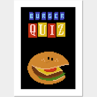 Burgy, le sandwich 8bit Posters and Art